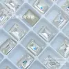 Arte de Uñas Cuadrado Largo 8*10mm Diamante de Cristal K9 Rectangular Ángulo Recto Accesorios Vidrio Brillante Arte de Uñas Joyería de Diamante Venta al por Mayor