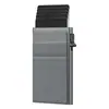2025 Diseño Innovador para Hombre Aleación de Aluminio RFID Portatarjetas Lateral Empuje Clip Metálico para Tarjetas Bancarias Más Vendido en Amazon