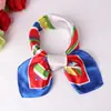 Lenço de Seda Profissional para Uso Bancário, Comissária de Bordo, Hotel, Etiqueta Móvel, Uniforme de Trabalho, Lenço Quadrado Pequeno, Lenço Colorido Feminino para Primavera e Verão
