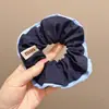 Nuevas scrunchies de lunares y estampado de leopardo, estilo simple, scrunchies retro, cintas para el cabello, accesorios para moños, adornos para el cabello