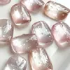 Muestras de nail art de color sólido, piezas de uñas de alta transparencia, nuevas tarjetas de color cuadradas cortas, ovaladas, de fondo plano, muestras de color especiales para práctica de uñas