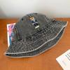 Gorra de Béisbol Gris de Primavera y Otoño Sombrero de Sol de Verano Sombrero de Pescador para Mujer Sombrero de Viaje y Montañismo Gorra Vaquera Gris a la Moda