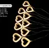 Candelabro LED de Acrílico con Patrón de Diamante en Forma de Corazón Iluminación Colgante Decoración de Corazón para Techo de Salón de Bodas Salón de Banquetes