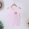 Conjunto de chaleco de algodón para niños, chaleco sin mangas de verano y pantalones cortos para niños, pijama para niños mayores y estudiantes, ropa de casa para niñas