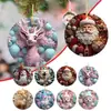 Decorações de atmosfera natalina novas transfronteiriças pingente de carro enfeites de árvore de Natal veado de Natal boneco de neve pinguim listagem