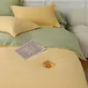 Lençol de Elástico 100S Algodão de Fibra Longa Alta Contagem de Fios, Lençol de Algodão Puro Classe A, Protetor de Colchão, Conjunto para Dormir Nu, Conjunto de Três ou Quatro Peças, Algodão de Fibra Longa