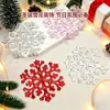 Decoración de ambiente invernal navideño adorno colgante de copo de nieve accesorio de decoración artística hecho a mano DIY decoración festiva