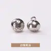 Botões Metálicos Redondos Bordados à Mão, Botões Estilo Chinês, Traje Tang, Hanfu, Cheongsam Estilo Antigo, Botões Bordados à Mão, Jinda
