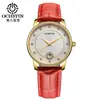 Novos Acessórios de Relógio Feminino da Moda Ochstin/Augusten com Pulseira de Relógio de Quartzo com Diamantes Brilhantes