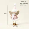 Producto Nuevo Más Vendido Transfronterizo Muñeca Ángel Colgante de Felpa Decoración de Árbol de Navidad Niña Pequeña
