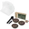 ICafilas Compatible Cápsula Grande Nestle Carcasa Grasa Reutilizable Silicona Grado Alimenticio Tapa con Cuchara Cepillo Traje