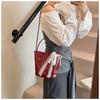 Bolsa Saco Minimalista Estilo Coreano para Mulheres, Novo Modelo 2026, Bolsa Transversal Brilhante Estilosa, Bolsa de Ombro Fashion e Tendência