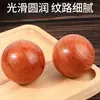 Bola de fitness de madeira maciça natural, bola de handebol de madeira maciça para pessoas de meia-idade e idosos, usada para exercício e reabilitação, anti-rachadura e resistente a impactos