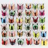Mariposas Artificiales de Plástico PVC (4,5 cm) 200 Piezas por Paquete Manualidades Decorativas Mariposas Estéreo Coloridas Creativas