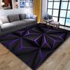 Alfombra para sala de estar, estilo simple y avanzado, para mesa de centro, para el hogar, dormitorio, habitación, alfombra para todo el piso, espacio dinámico, fácil de cuidar