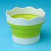 Conjunto de três peças de balde de lavagem de canetas multifuncional com balde paleta, recipiente para enxaguar canetas, porta-pincéis inserível, recipiente portátil para lavar canetas, caixa de cores
