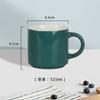 Caneca de hotel simples colorida caneca com logotipo personalizado publicidade cerâmica caneca impressão figura doméstico alta resistência
