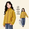 Tutu Elefantito Ropa Infantil Chaqueta Polar para Niñas 2026 Nuevo Estilo Ropa de Otoño para Niños Top Antiestático Antibacteriano Primavera Otoño