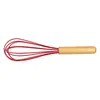 Atacado de fábrica utensílios de cozinha conjunto de espátulas de silicone com cabo de madeira para cozinha doméstica 11 peças