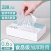 Guantes desechables de plástico PE de grado alimenticio, especiales para catering comercial, transparentes, gruesos, resistentes al desgaste, para uso doméstico, en caja.