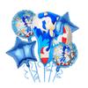 Amazon Nuevo Set de Sonic Erizo Globo de Película de Aluminio Sonic Tema de Juego para Niños Globo para Fiesta de Cumpleaños