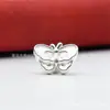 Borboleta 3D Prata 999 Borboleta Desenho Animado DIY Colar Tecido à Mão Acessórios 3D Seiko Acessórios