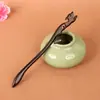 Grampo de Sândalo Vermelho Ébano Sentido Avançado Grampo Antigo para Cabelo Hanfu Disco Cheongsam Grampo de Madeira para Cabelo Barraca Atacado