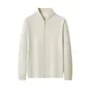 Camisa de baseball de cor sólida para esportes ao ar livre 340g com gola alta, moletom com zíper estampado, roupa de trabalho, uniforme de classe, bordado personalizado disponível