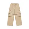 Yidao Vintage 2025 Inverno Novo 90 Penugem de Pato Branco Calça de Penugem para Montanhismo Masculina e Feminina Funcional à Prova de Vento Quente Macacão