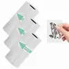 Papel Adesivo Transparente Sensível à Cor 57X25 para Máquina Meow Meow, Notas Adesivas Transparente Universal 57mm, Sem Resíduos, Transparente