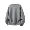 Moda Masculina de Otoño e Invierno Nueva Transfronteriza Color Sólido de Un Solo Botón Casual Cardigan de Punto Chaqueta Talla Grande