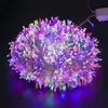 Luzes led luzes piscantes luzes de corda estrelas coloridas casamento ao ar livre iluminação para acampamento Natal luzes decorativas solares