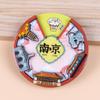 Stickers Rotatorios para Refrigerador de Ciudad Turística de China al por Mayor Atracciones de Comida Fijas Plato Giratorio de Madera Magnéticos Giratorios