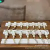 Accesorios para Conector de Tres Vías Sherpa Glass con Incrustaciones Divididas, Joyería DIY D41