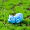 Transfronteiriço Novo Produto Lagarta Artificial Inseto Pequeno Animal Micro Paisagismo DIY Decoração Acessórios Mini Pequenos Enfeites
