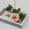 Rosas Artificiales de Terciopelo para Decoraciones de Boda, Flores Falsas, Rosas Búlgaras Transfronterizas, Flores Artificiales para el Día de San Valentín al por Mayor