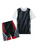 Uniforme de Baloncesto Falso de Dos Piezas para Niños y Adultos Hombres y Mujeres Impresión de Logo Personalizado Entrenamiento Deportivo Uniforme Escolar Competición de Rendimiento