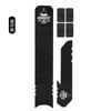 ENLEE Calcomanía Protectora con Patrón de Fibra de Carbono Calcomanía para Cuadro de Bicicleta de Montaña Carretera Calcomanía Gruesa Impermeable Calcomanía Protectora de Cadena
