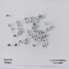 Arte de uñas circonita mini diamante corte rosa base chapada Super Flash cuadrado plano gota de agua ojo de caballo forma de corazón diamante accesorios para uñas