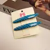 Lindo Clip para el Cabello de Bloques de Color de Lunares Versátil Clip para Flequillo Lateral Pasador para el Cabello Flequillo Rebelde Pinza de Pato Recta Dulces Accesorios para el Cabello