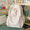 Mochila Fresca y Sencilla Estilo Coreano para Estudiantes Universitarias, Mochila Sencilla y Elegante, Mochila Ligera y de Gran Capacidad para Estudiantes de Preparatoria