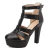 Nuevas Sandalias Romanas de Banda Ancha Plataforma de Agua de Suela Gruesa Sandalias de Tacón Grueso Tallas Grandes 40-50 Zapatos de Comercio Exterior de Amazon
