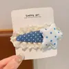 Pinza para el pelo con lunares de encaje y estrellas para niñas, Pinza BB para flequillo lateral y cabello suelto, Lindo accesorio para el pelo para niñas