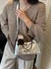 Bolso de Cadena de Moda Bolso Cruzado para Mujer Versátil Retro Bolso de Axila Bolso Sencillo Casual tipo Almohada para Hombro Comercio Exterior Transfronterizo