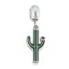 Acero de Titanio Gota de Aceite Cactus Unicornio Piña Colgante Colgante de Cuentas Hecho a Mano Accesorios de Joyería DIY Venta al por Mayor