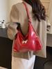 Mochila plateada para mujer 2024, diseño nuevo, bolso de hombro rojo Sense, mochila multiusos de gran capacidad para uso diario.