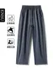 Pantalones Deportivos Casuales Enbu para Hombre Primavera y Otoño, Pantalones Versátiles de Pierna Recta Sueltos de Pierna Ancha para Viajes de Negocios para Adolescentes