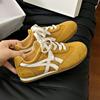 Zapatillas de Entrenamiento Alemanas para Mujer 2026 Nuevas Primavera y Verano Malla Transpirable Casual Versátiles Zapatillas Deportivas Retro Planas Rojas