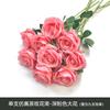 Flor Artificial Ramo de una Sola Rosa Decoración de Alta Gama para San Valentín y Bodas Planta Decoración para Sala de Estar Hogar Flor Falsa