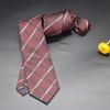 Corbata para Hombre Formal Negocios Atada a Mano 7cm Rojo Azul Marino Moderna Nueva Forma de Flor Accesorios Tienda de Trajes Boda Novio Fotografía